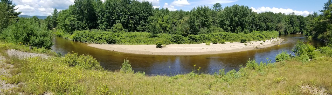 Depositional area along the Baker River photographed by Steve Boynton