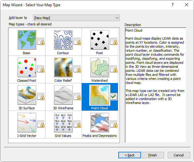 Map Wizard in Surfer