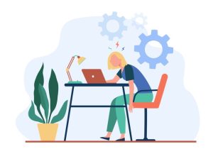 Reclaim your day cover Work-life balance illustration from freepik