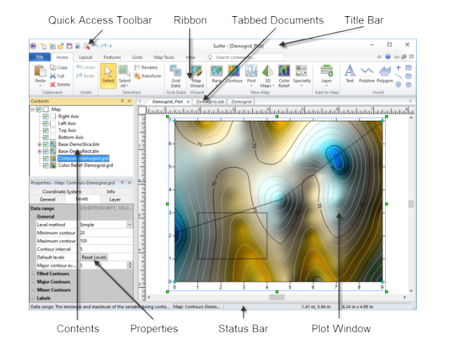 Surfer User Interface