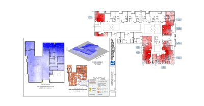 Structural failure map created in Surfer