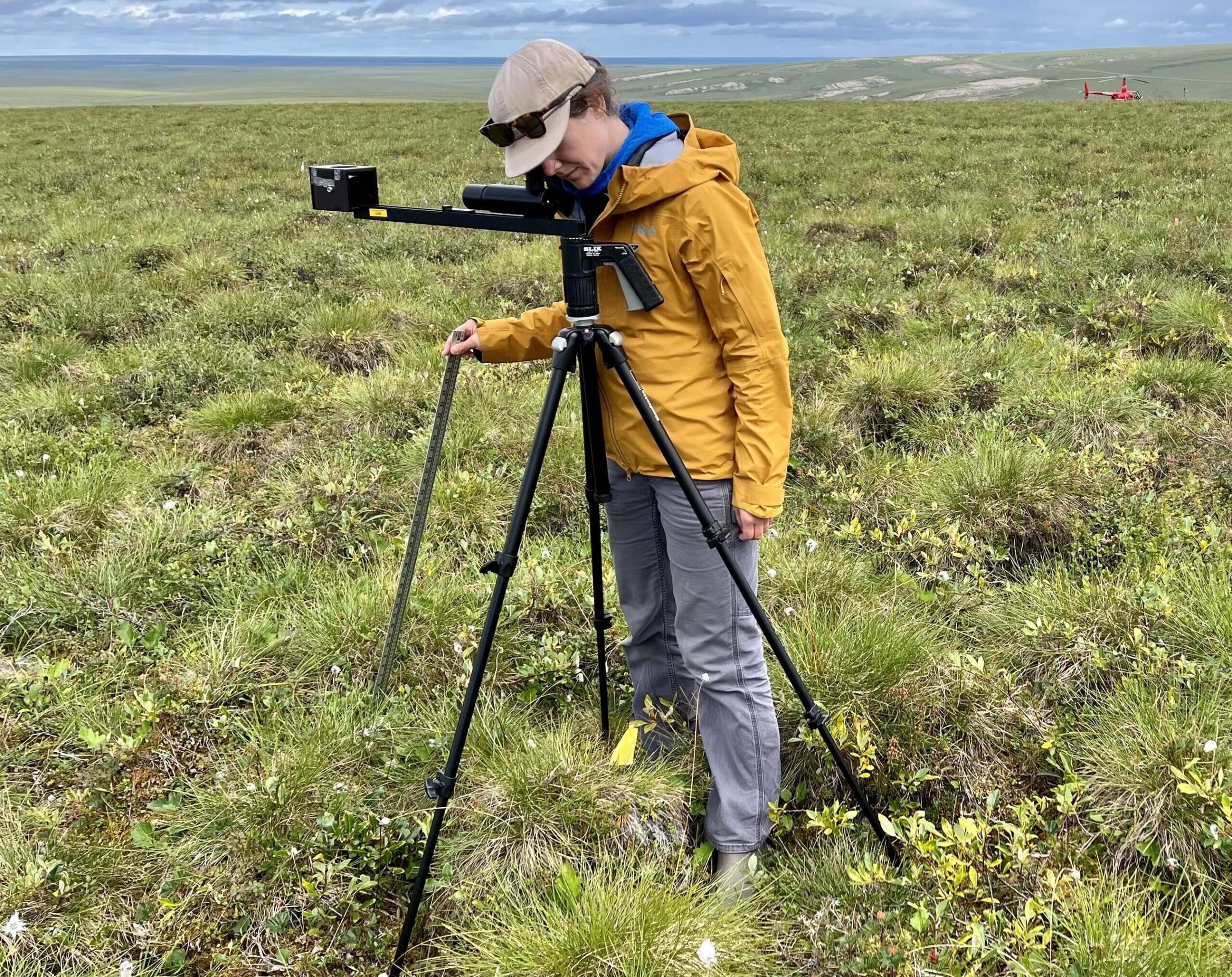 IMG_2287 (1) One of Dr. Anna Klene's students is collecting data in Alaska.
