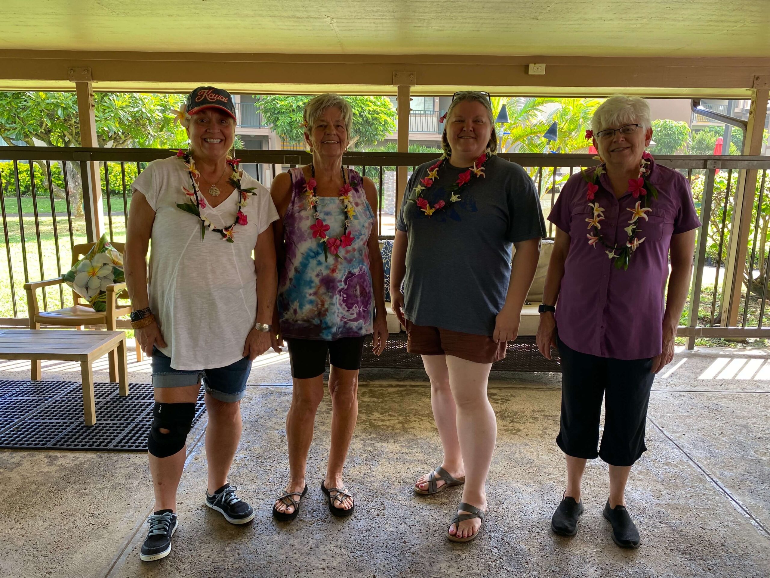 This image shows Katie Yoder and others during a trip to Kauai, Hawaii.