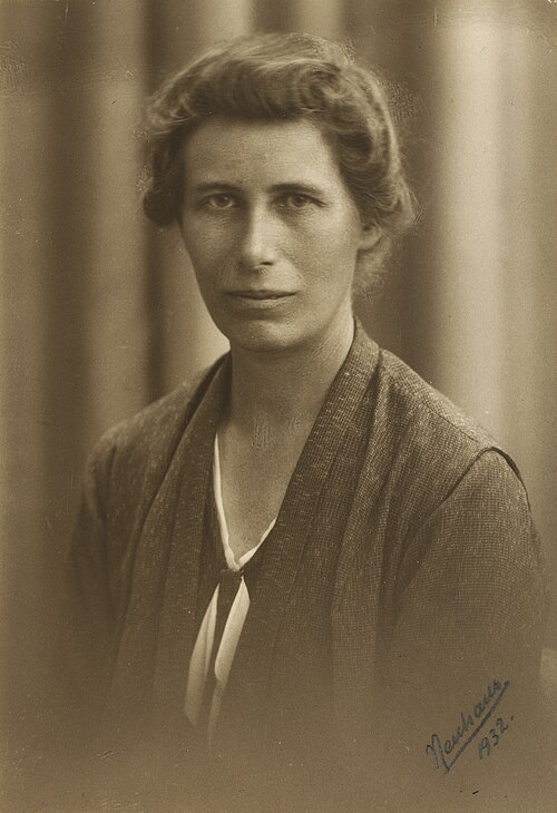 This image shows Inge Lehmann, a Danish seismologist who made one of the most important discoveries in geophysics.