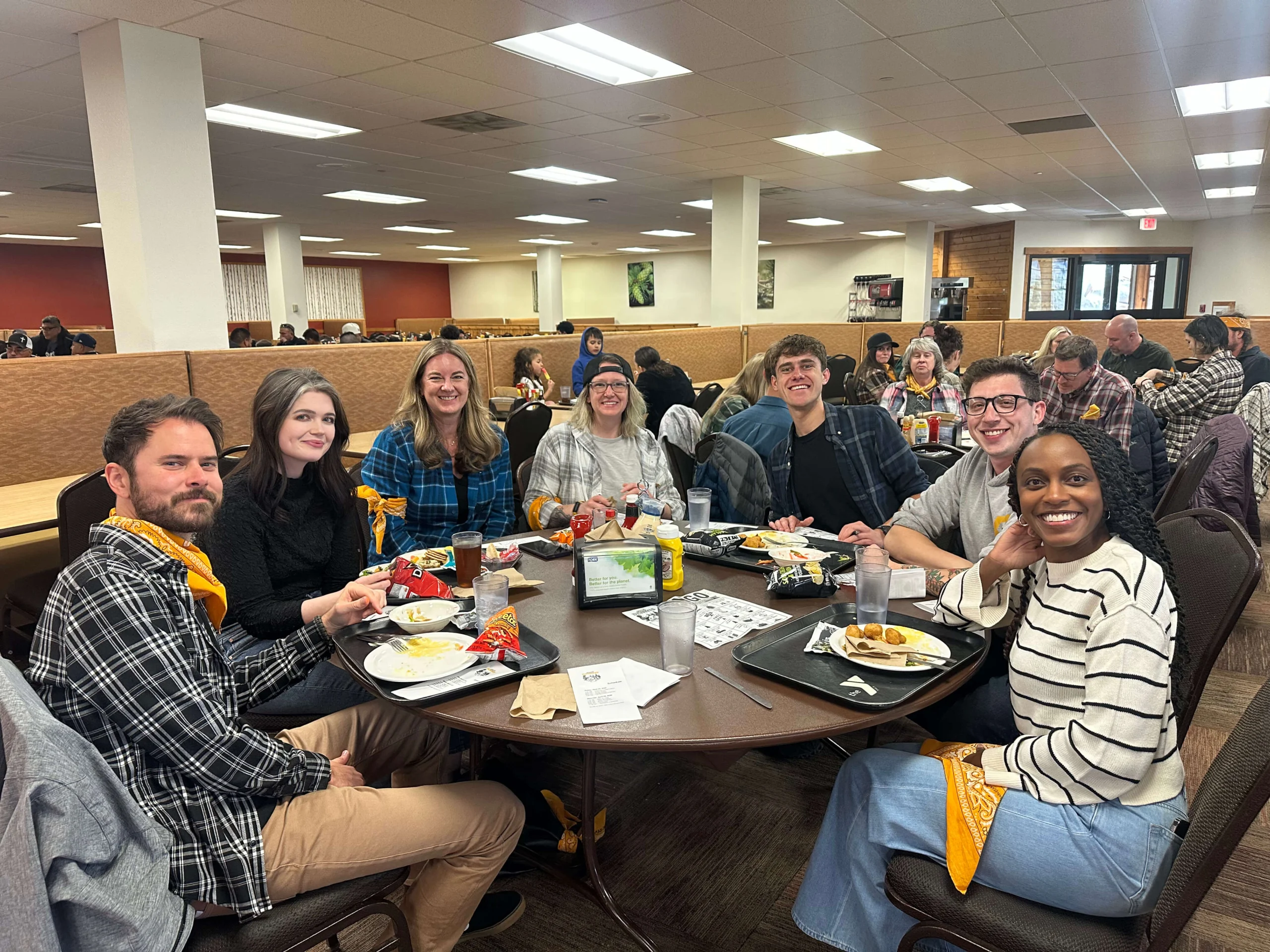 Shared Meals This image shows some of our team at Golden Software sharing a meal during an event where we celebrated Dennis Seger's leadership legacy.