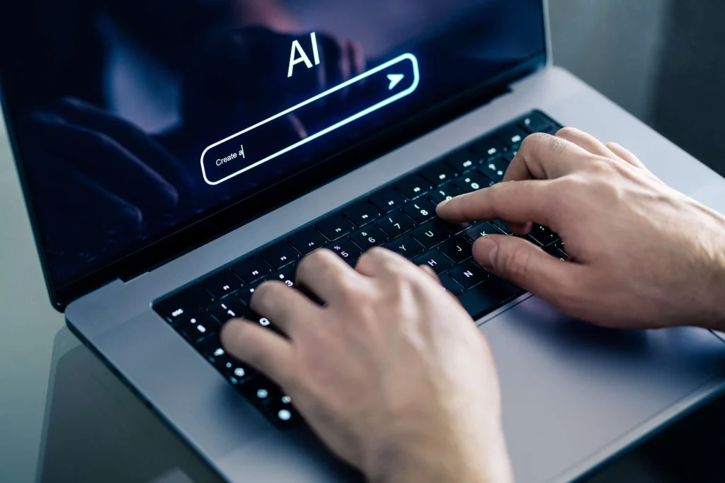 This image shows someone using one of the many AI tools for data visualization.
