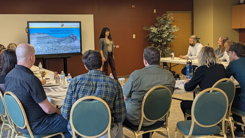 PXL_20261001_164856858_2100x1181 Our team had a customer workflow session with Deborah “Debbie” Morales, a geologist, educator, and Ph.D. candidate in the University of Nevada, Las Vegas Department of Geoscience.
